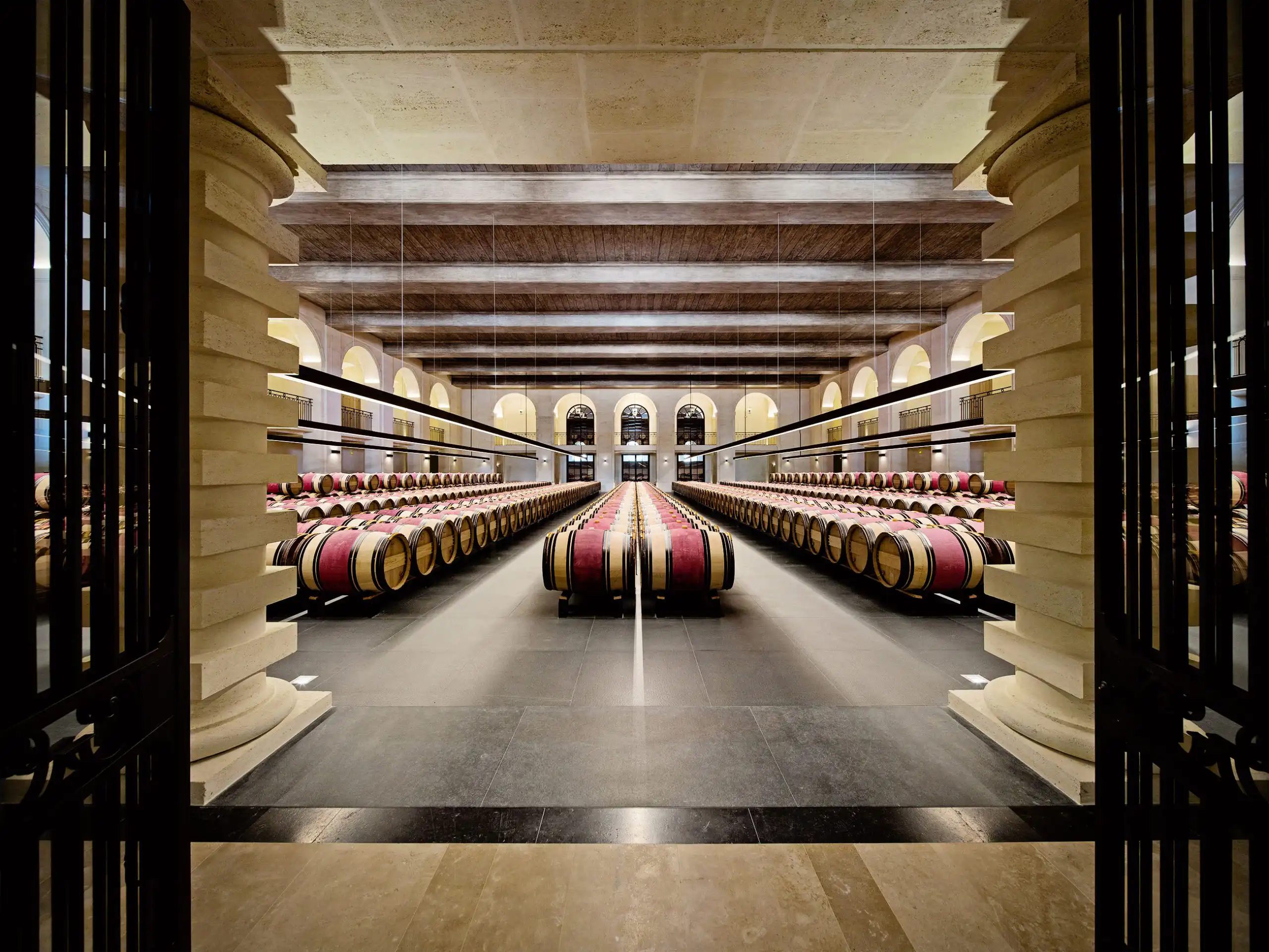 Bordeaux Wine Barrels